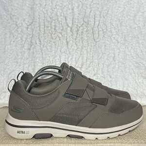 Skechers Mens Tan/Khaki Go Walk 5 Wistful Comfortable Walking Shoes SZ US 9XWide